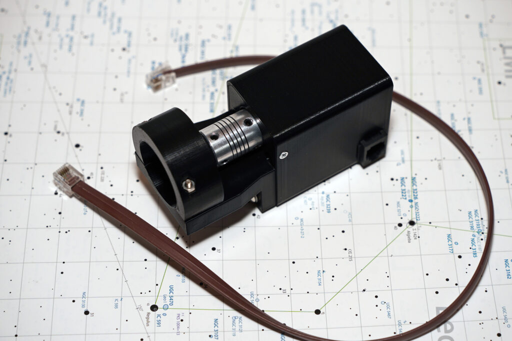 Microfocusing motor with 1:20 reduction